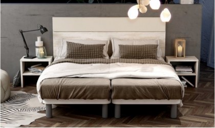 Dormitorio moderno para dos colchón de 90 x 190